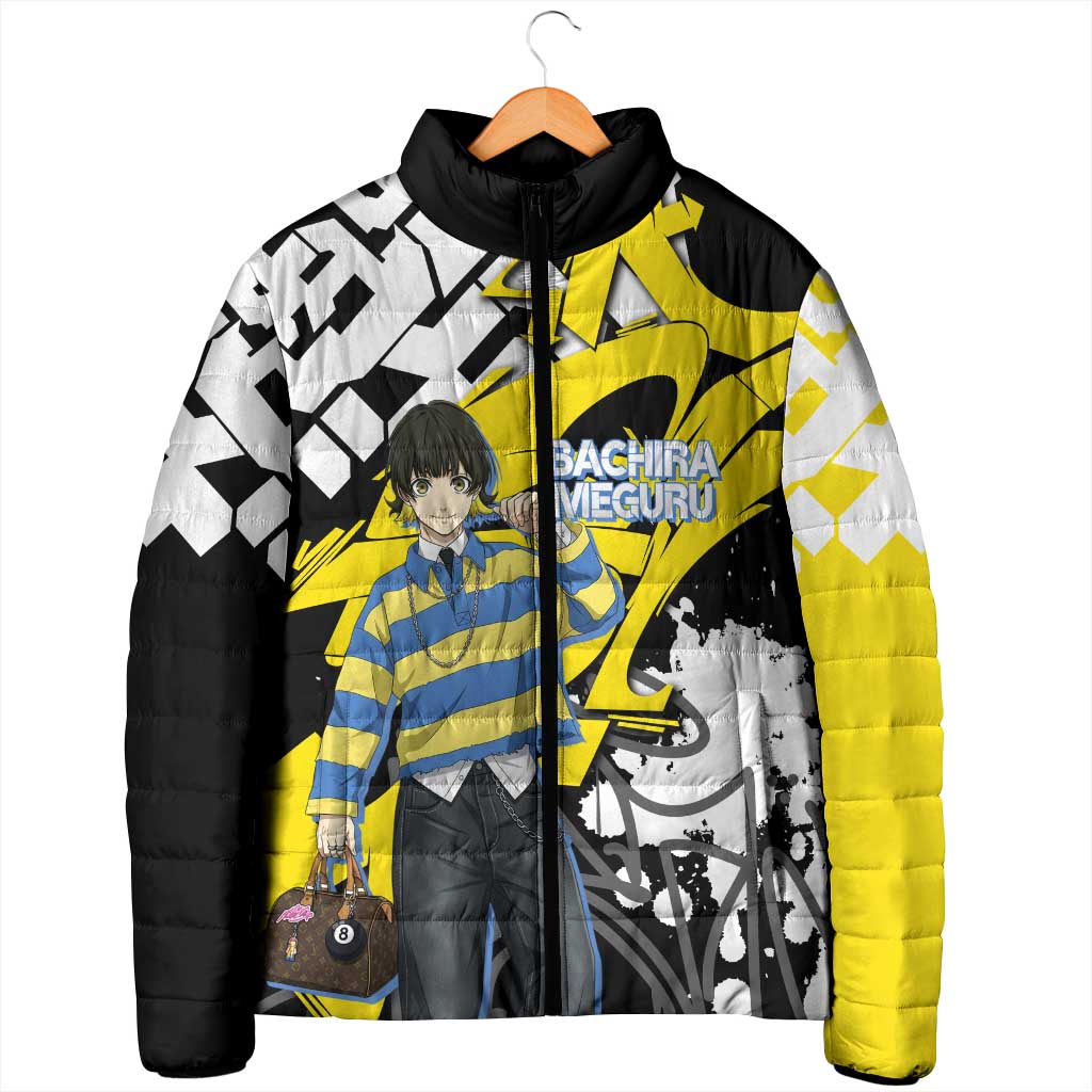 Bachira Meguru Blue Lock Padded Jacket Graffiti Street Anime Style