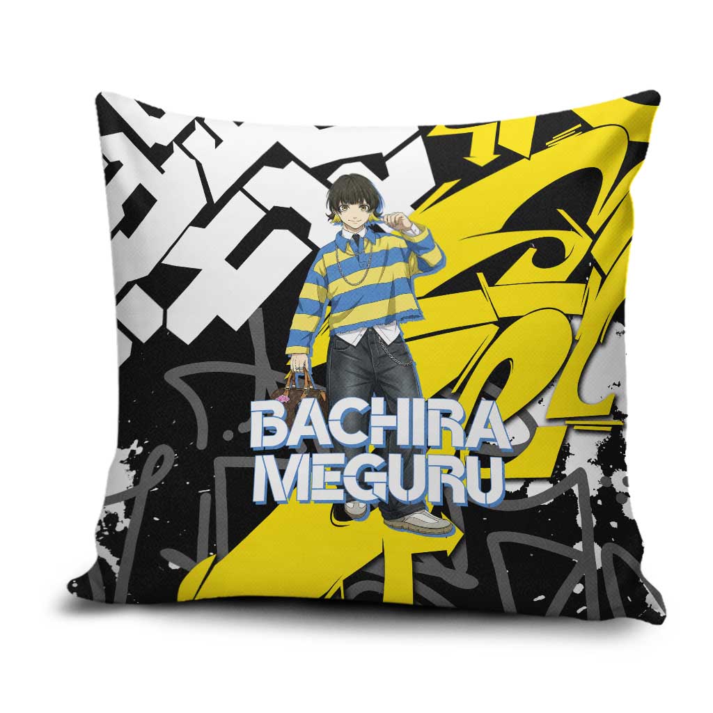 Bachira Meguru Blue Lock Pillow Cover Graffiti Street Anime Style