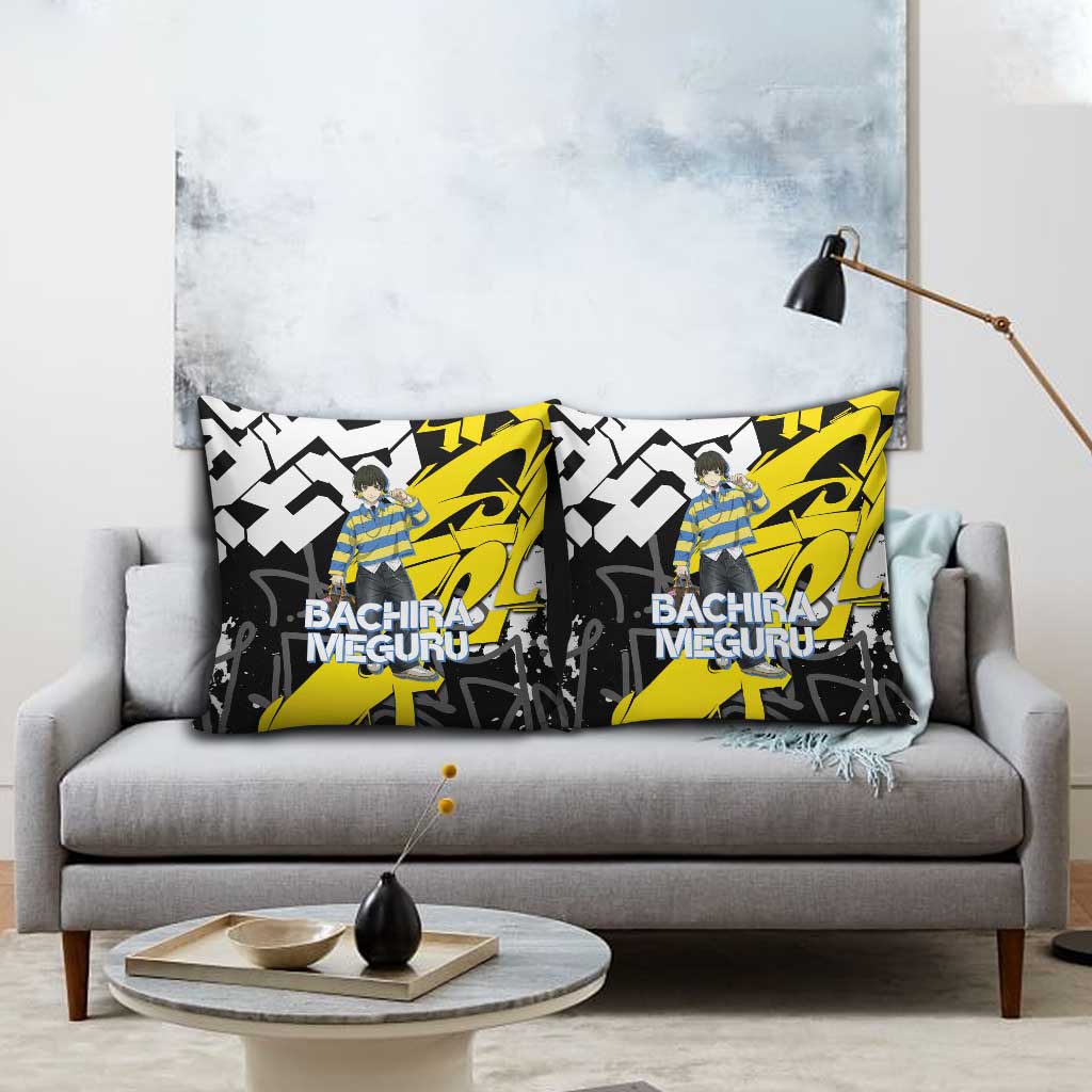 Bachira Meguru Blue Lock Pillow Cover Graffiti Street Anime Style