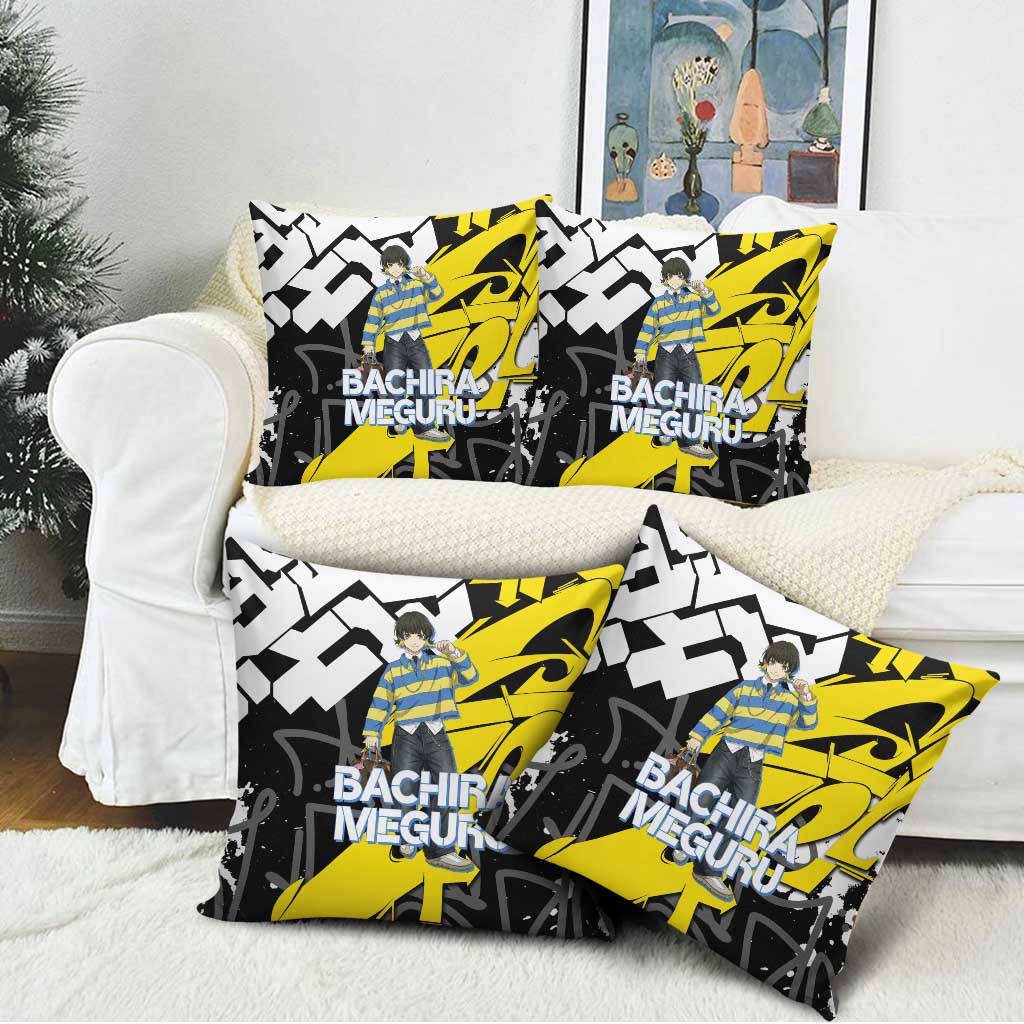 Bachira Meguru Blue Lock Pillow Cover Graffiti Street Anime Style