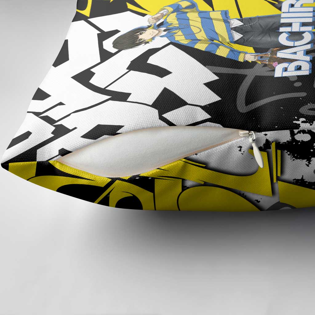 Bachira Meguru Blue Lock Pillow Cover Graffiti Street Anime Style