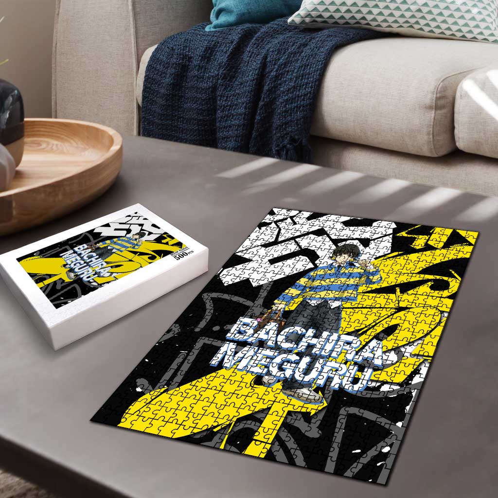 Bachira Meguru Blue Lock Puzzle Graffiti Street Anime Style