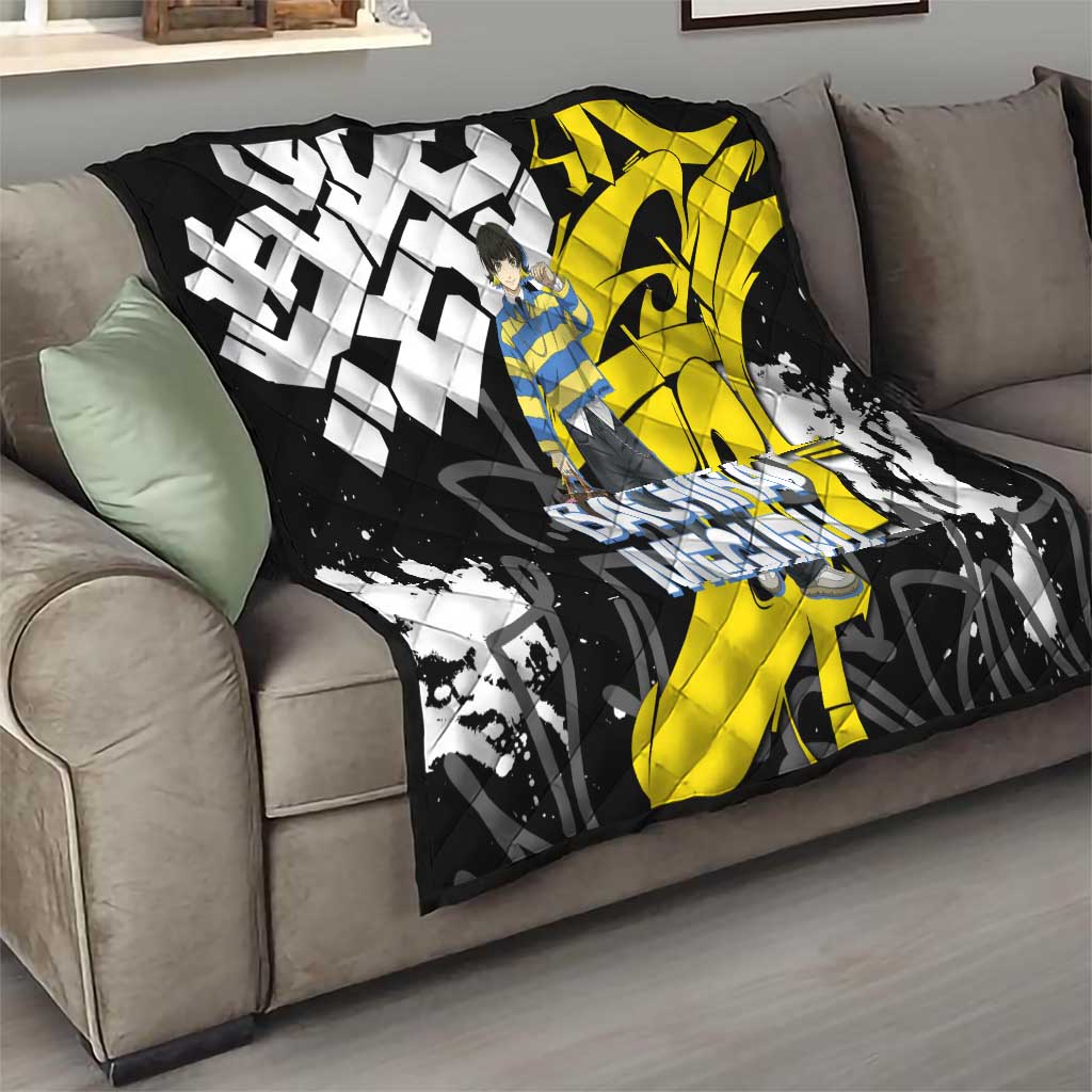 Bachira Meguru Blue Lock Quilt Graffiti Street Anime Style