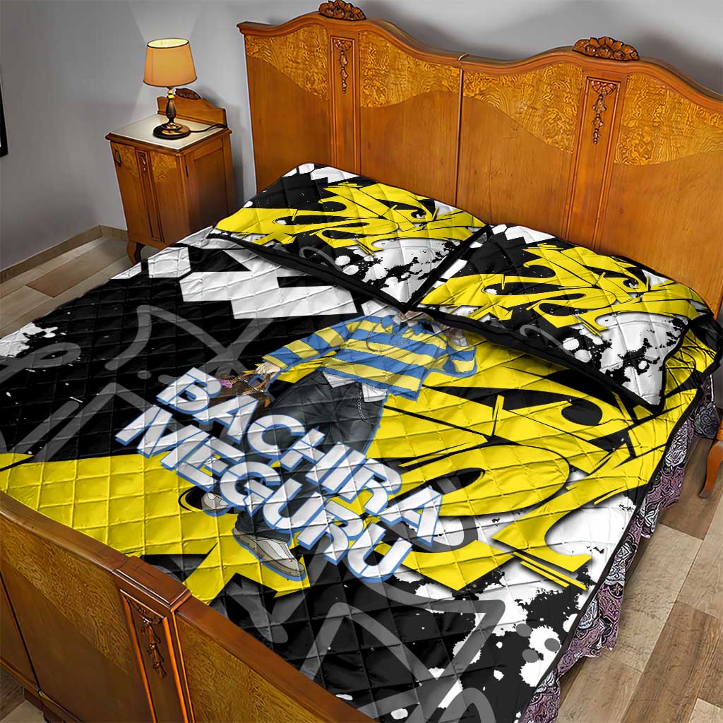 Bachira Meguru Blue Lock Quilt Bed Set Graffiti Street Anime Style