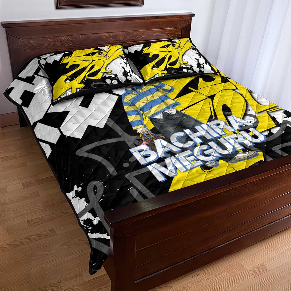 Bachira Meguru Blue Lock Quilt Bed Set Graffiti Street Anime Style