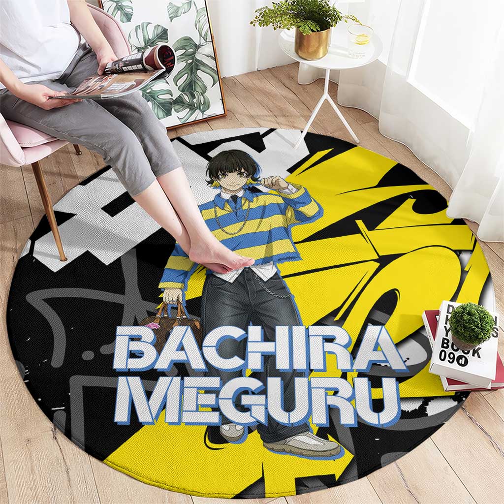 Bachira Meguru Blue Lock Round Carpet Graffiti Street Anime Style