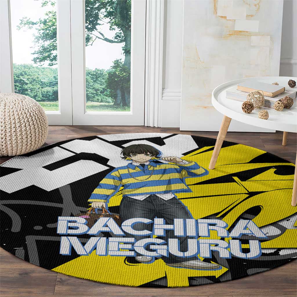 Bachira Meguru Blue Lock Round Carpet Graffiti Street Anime Style