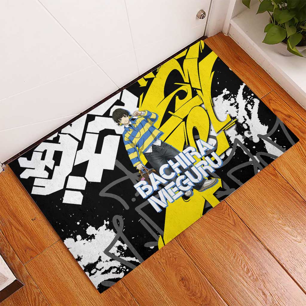 Bachira Meguru Blue Lock Rubber Doormat Graffiti Street Anime Style