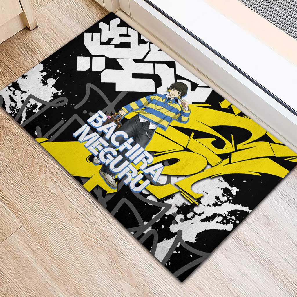 Bachira Meguru Blue Lock Rubber Doormat Graffiti Street Anime Style