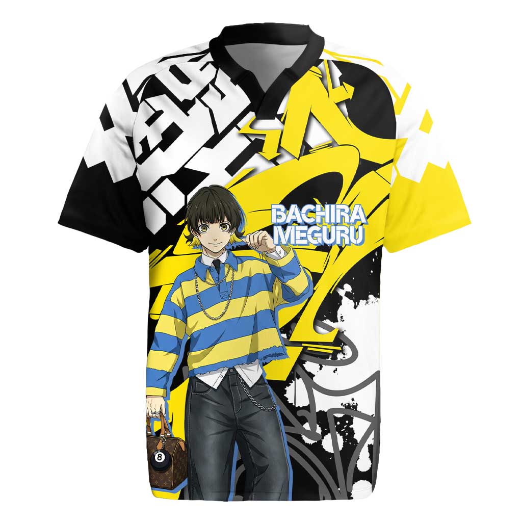 Bachira Meguru Blue Lock Rugby Jersey Graffiti Street Anime Style