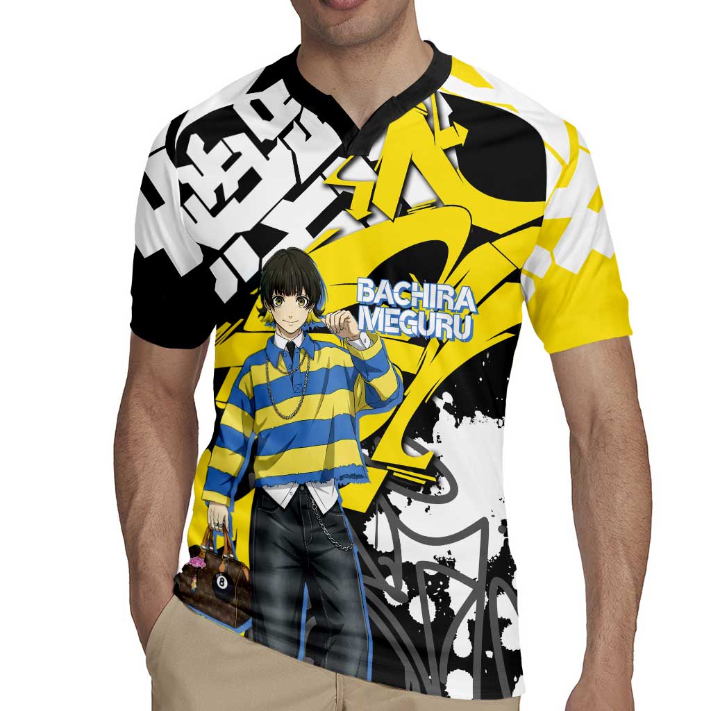 Bachira Meguru Blue Lock Rugby Jersey Graffiti Street Anime Style
