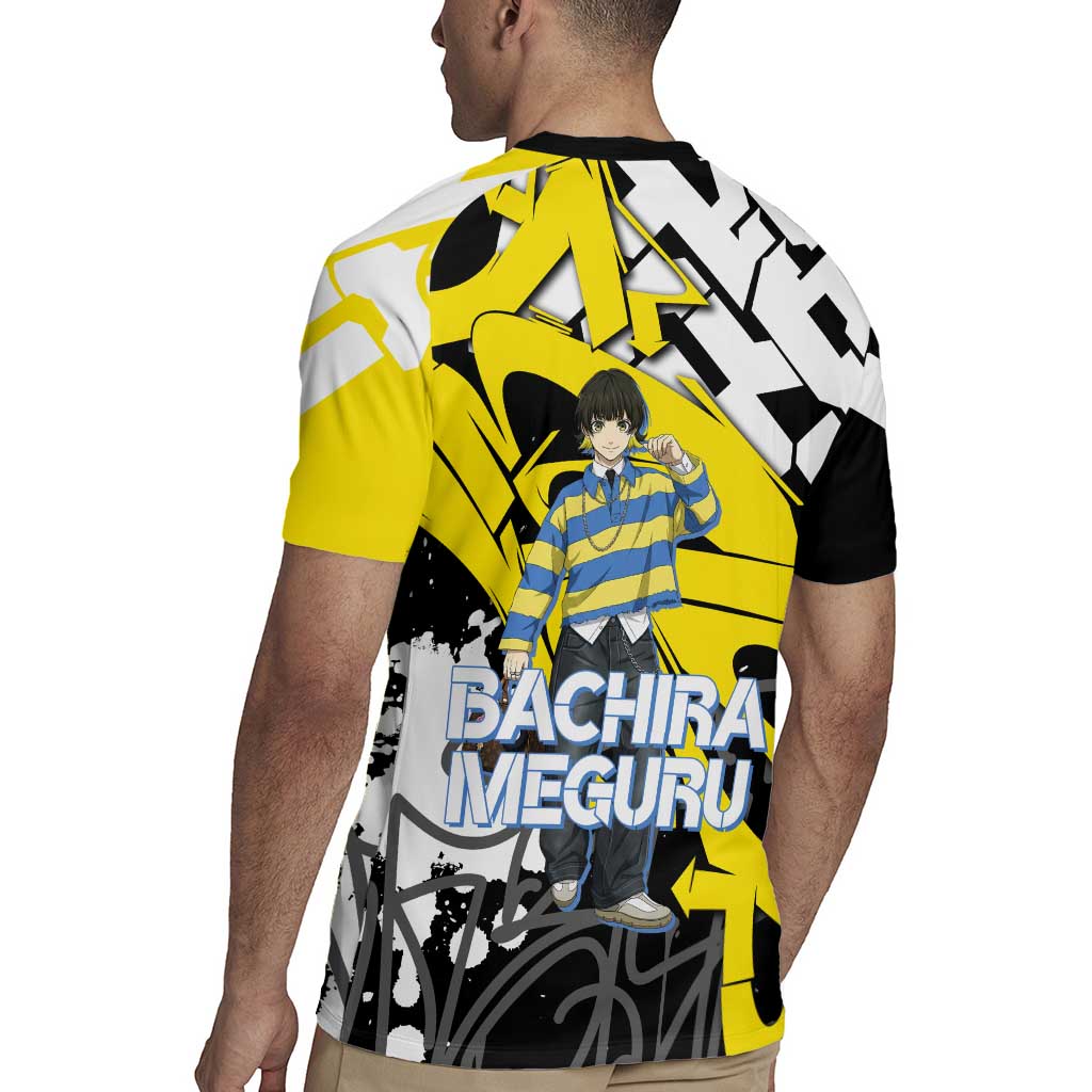 Bachira Meguru Blue Lock Rugby Jersey Graffiti Street Anime Style