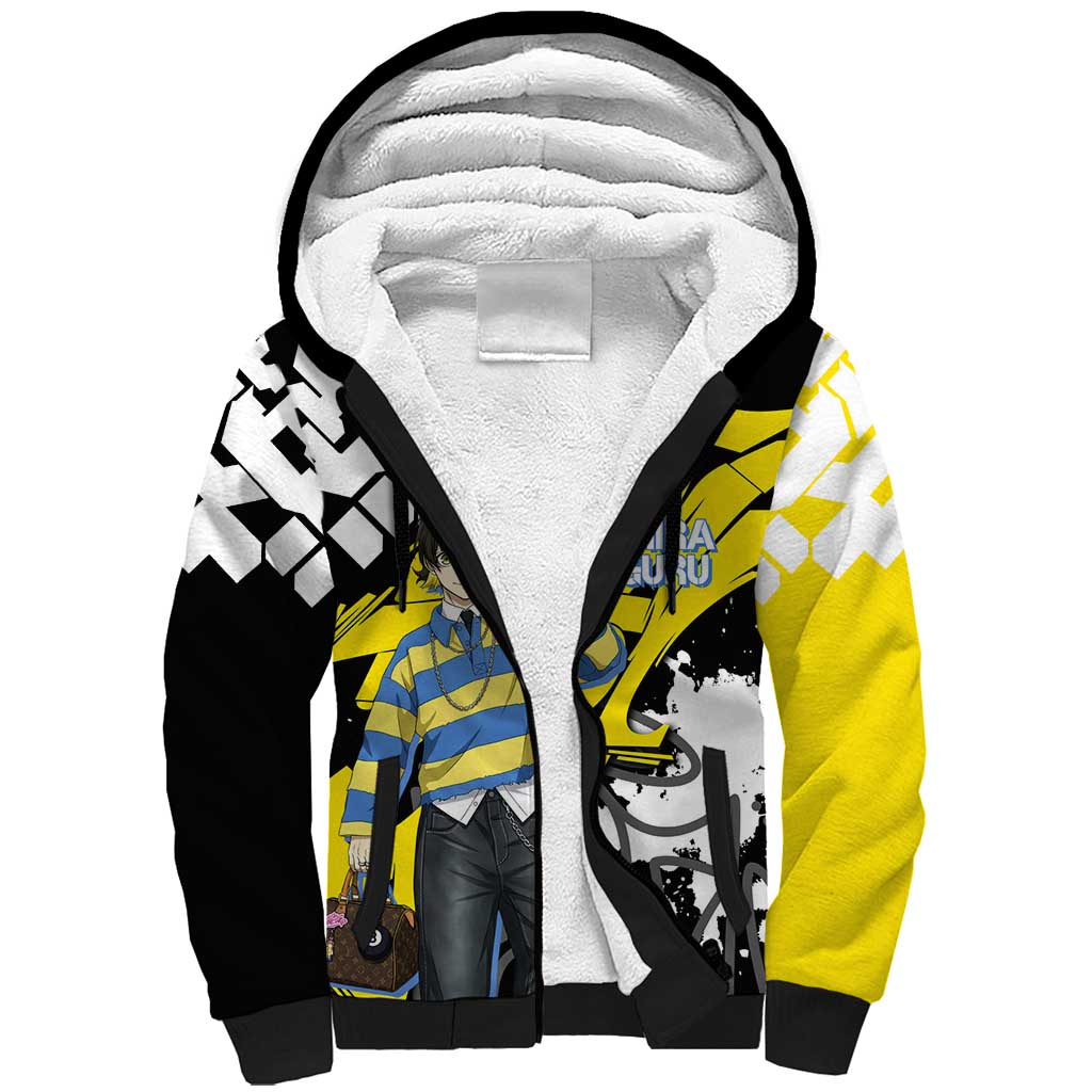 Bachira Meguru Blue Lock Sherpa Hoodie Graffiti Street Anime Style