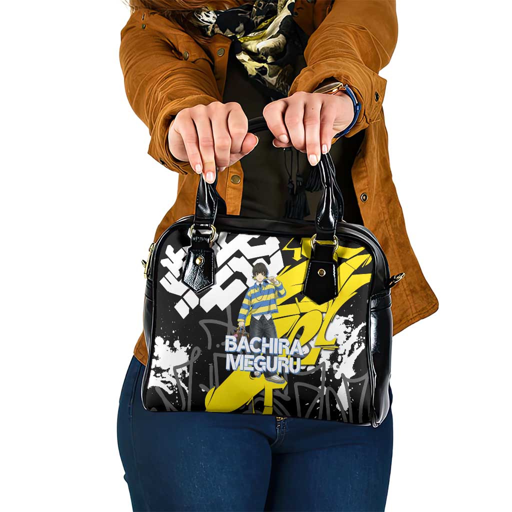 Bachira Meguru Blue Lock Shoulder Handbag Graffiti Street Anime Style