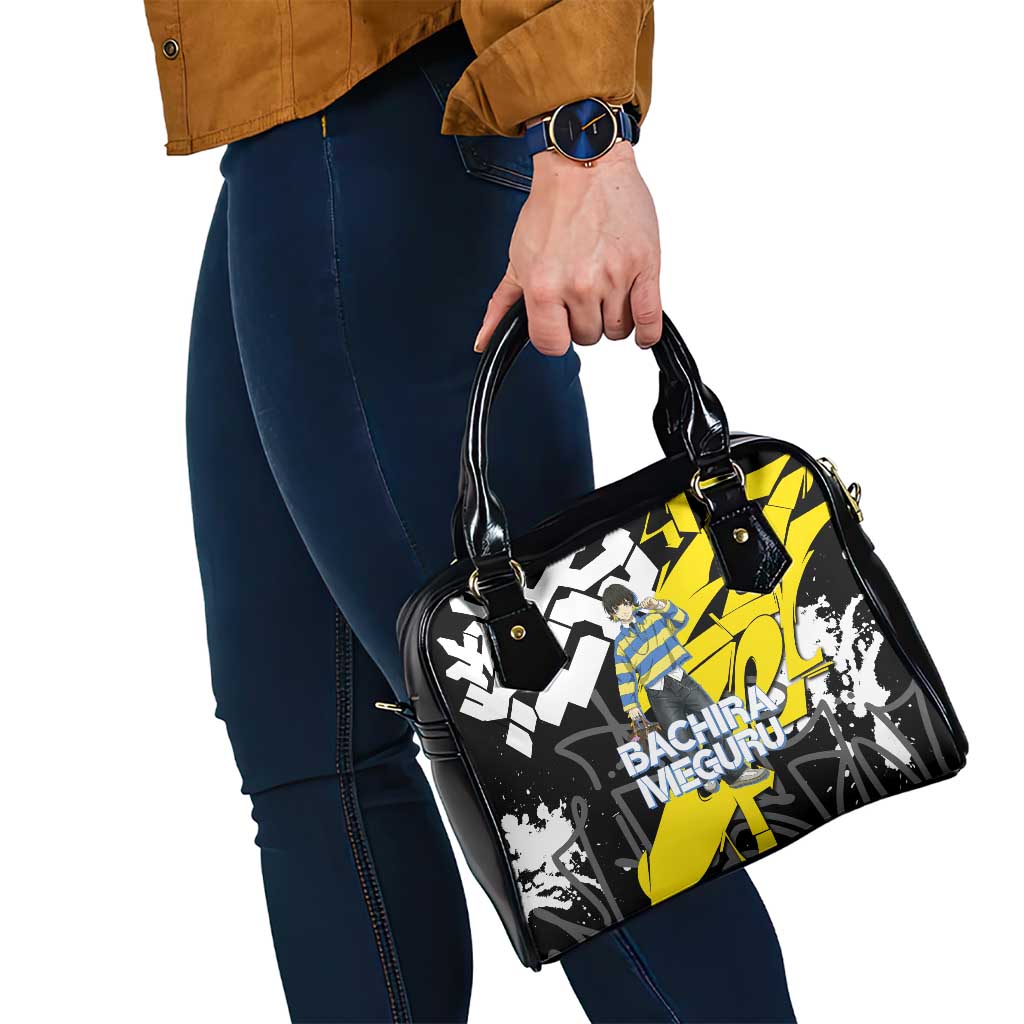 Bachira Meguru Blue Lock Shoulder Handbag Graffiti Street Anime Style