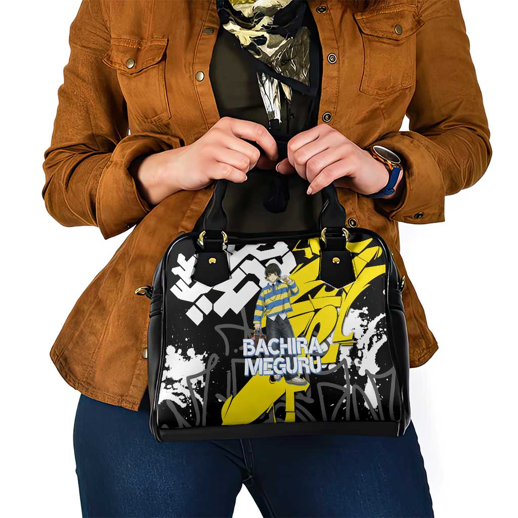 Bachira Meguru Blue Lock Shoulder Handbag Graffiti Street Anime Style