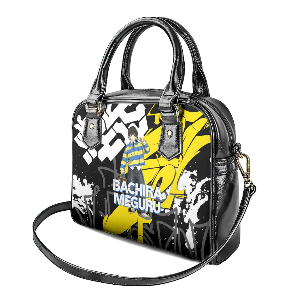 Bachira Meguru Blue Lock Shoulder Handbag Graffiti Street Anime Style