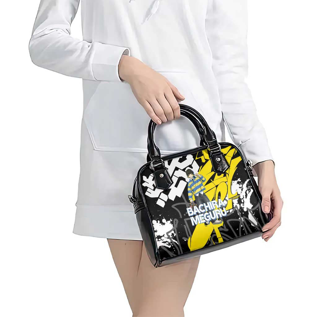 Bachira Meguru Blue Lock Shoulder Handbag Graffiti Street Anime Style