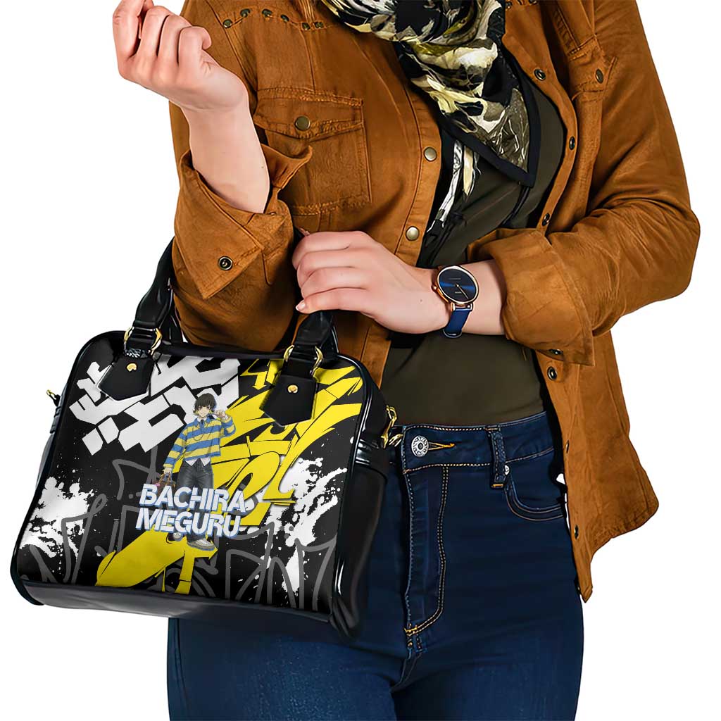 Bachira Meguru Blue Lock Shoulder Handbag Graffiti Street Anime Style