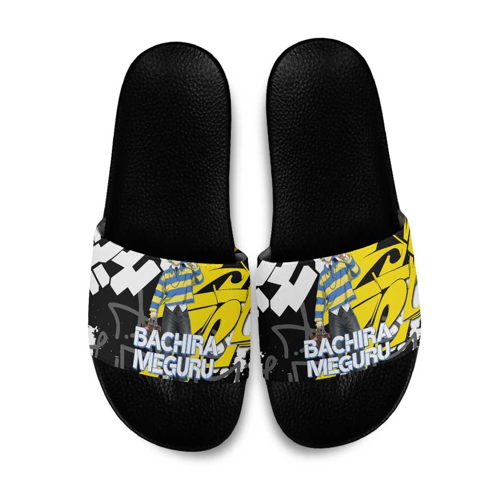 Bachira Meguru Blue Lock Slide Sandals Graffiti Street Anime Style
