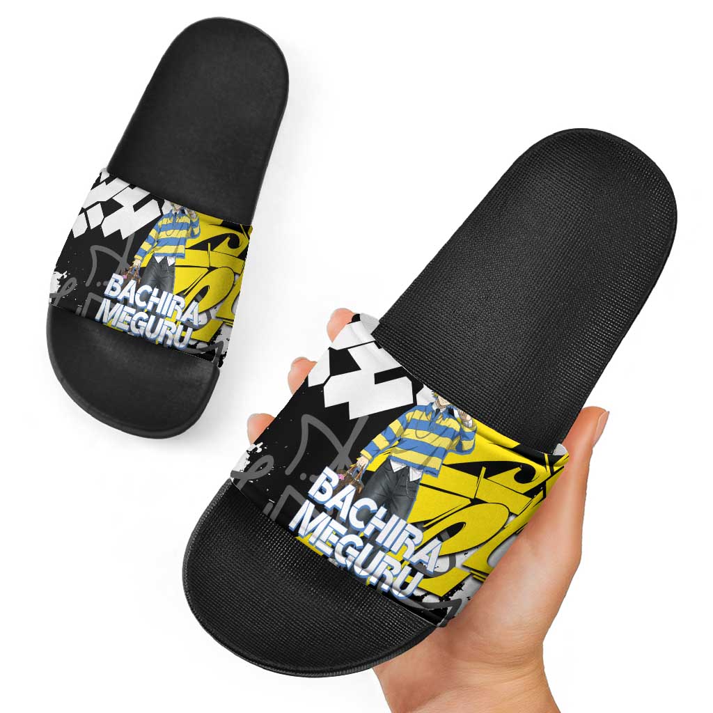 Bachira Meguru Blue Lock Slide Sandals Graffiti Street Anime Style