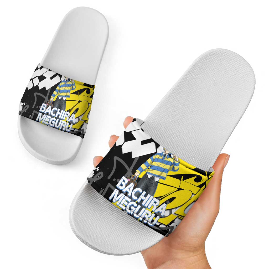 Bachira Meguru Blue Lock Slide Sandals Graffiti Street Anime Style