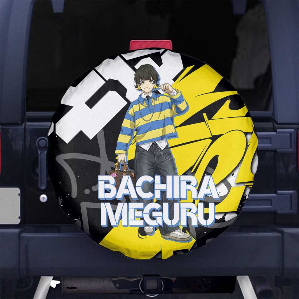 Bachira Meguru Blue Lock Spare Tire Cover Graffiti Street Anime Style
