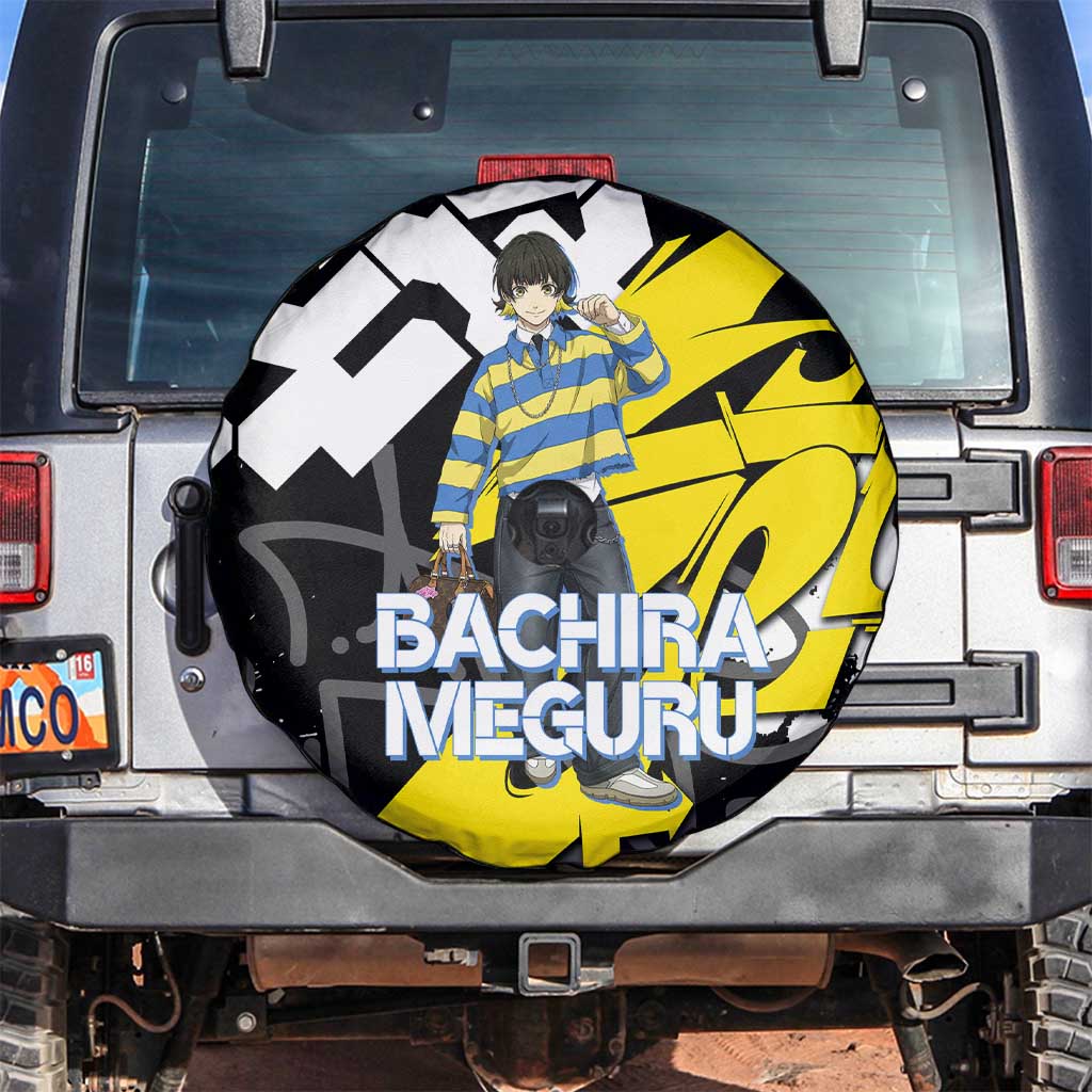 Bachira Meguru Blue Lock Spare Tire Cover Graffiti Street Anime Style
