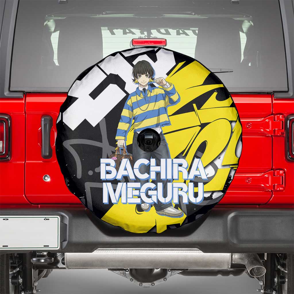 Bachira Meguru Blue Lock Spare Tire Cover Graffiti Street Anime Style
