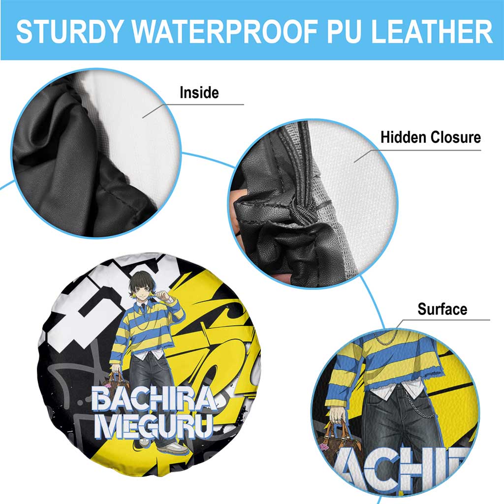 Bachira Meguru Blue Lock Spare Tire Cover Graffiti Street Anime Style