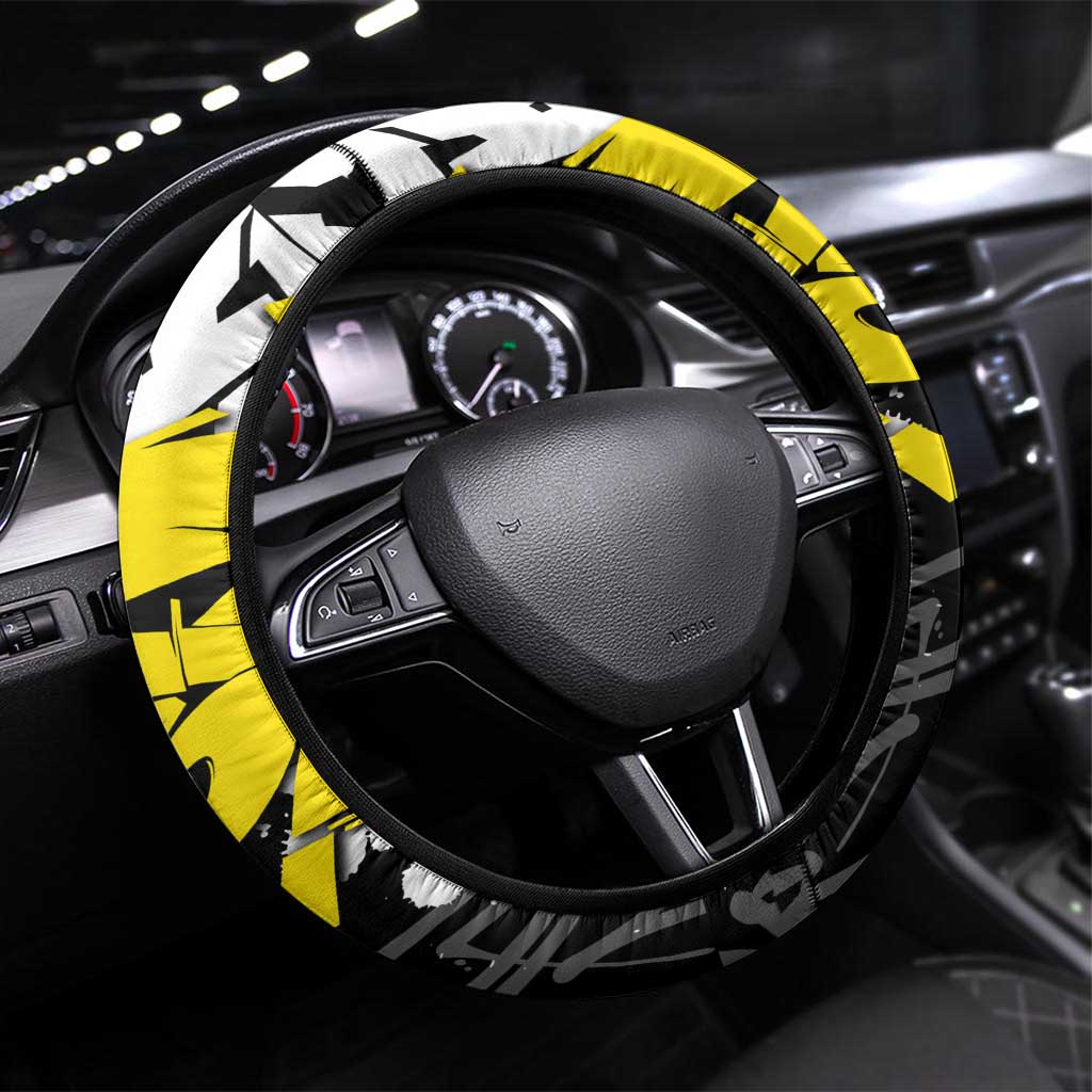 Bachira Meguru Blue Lock Steering Wheel Cover Graffiti Street Anime Style