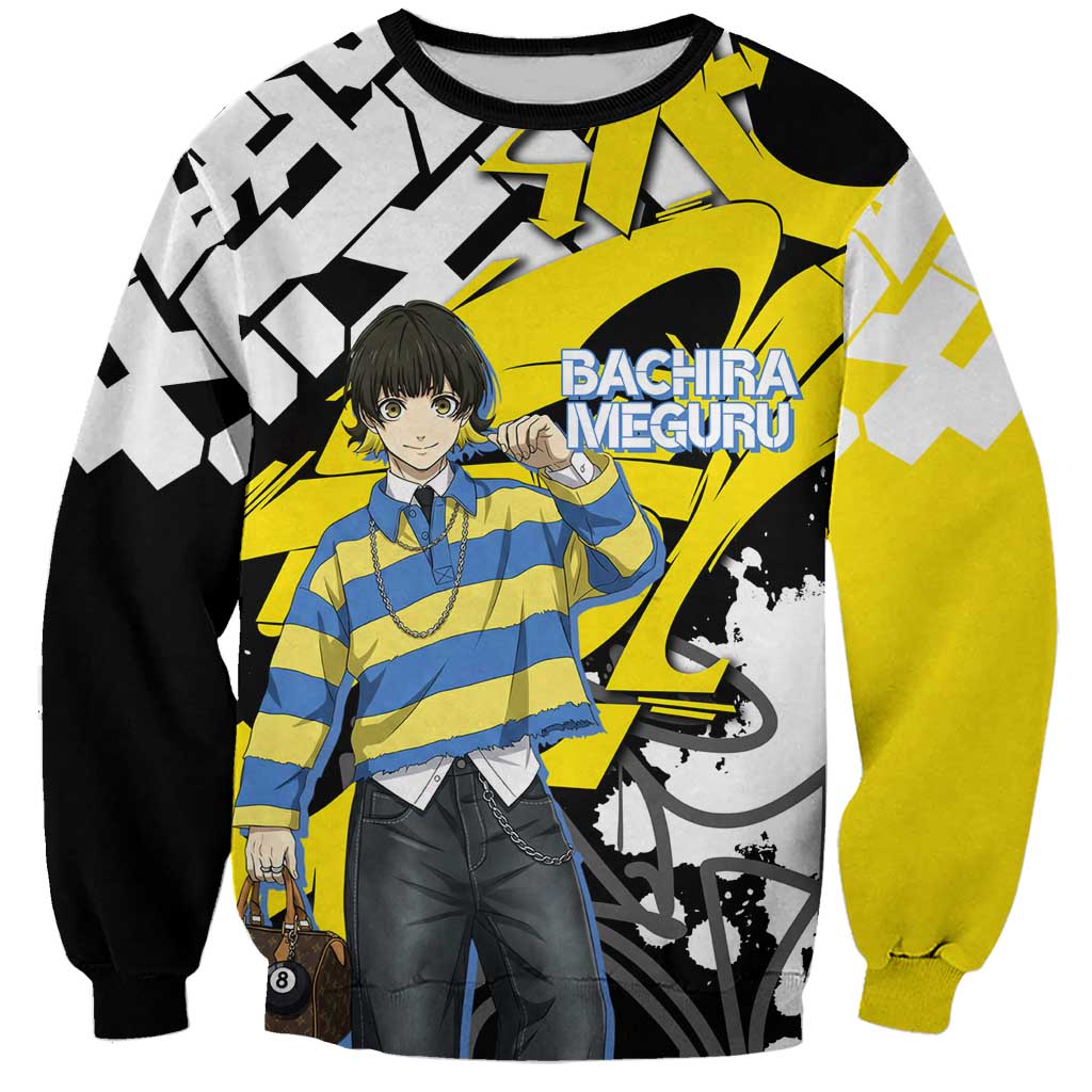 Bachira Meguru Blue Lock Sweatshirt Graffiti Street Anime Style