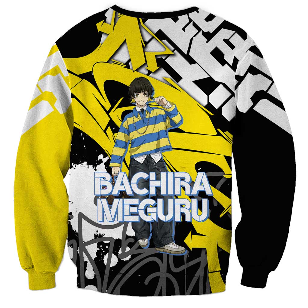 Bachira Meguru Blue Lock Sweatshirt Graffiti Street Anime Style
