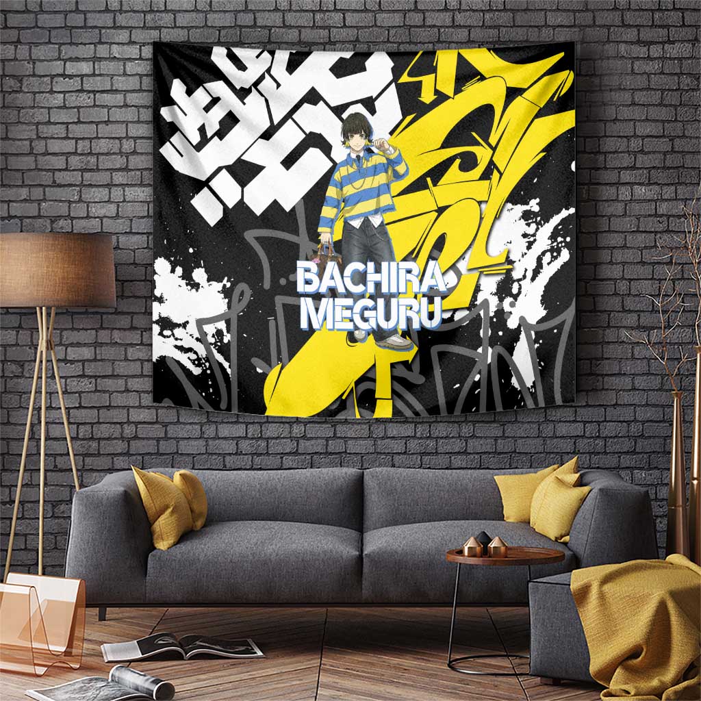 Bachira Meguru Blue Lock Tapestry Graffiti Street Anime Style