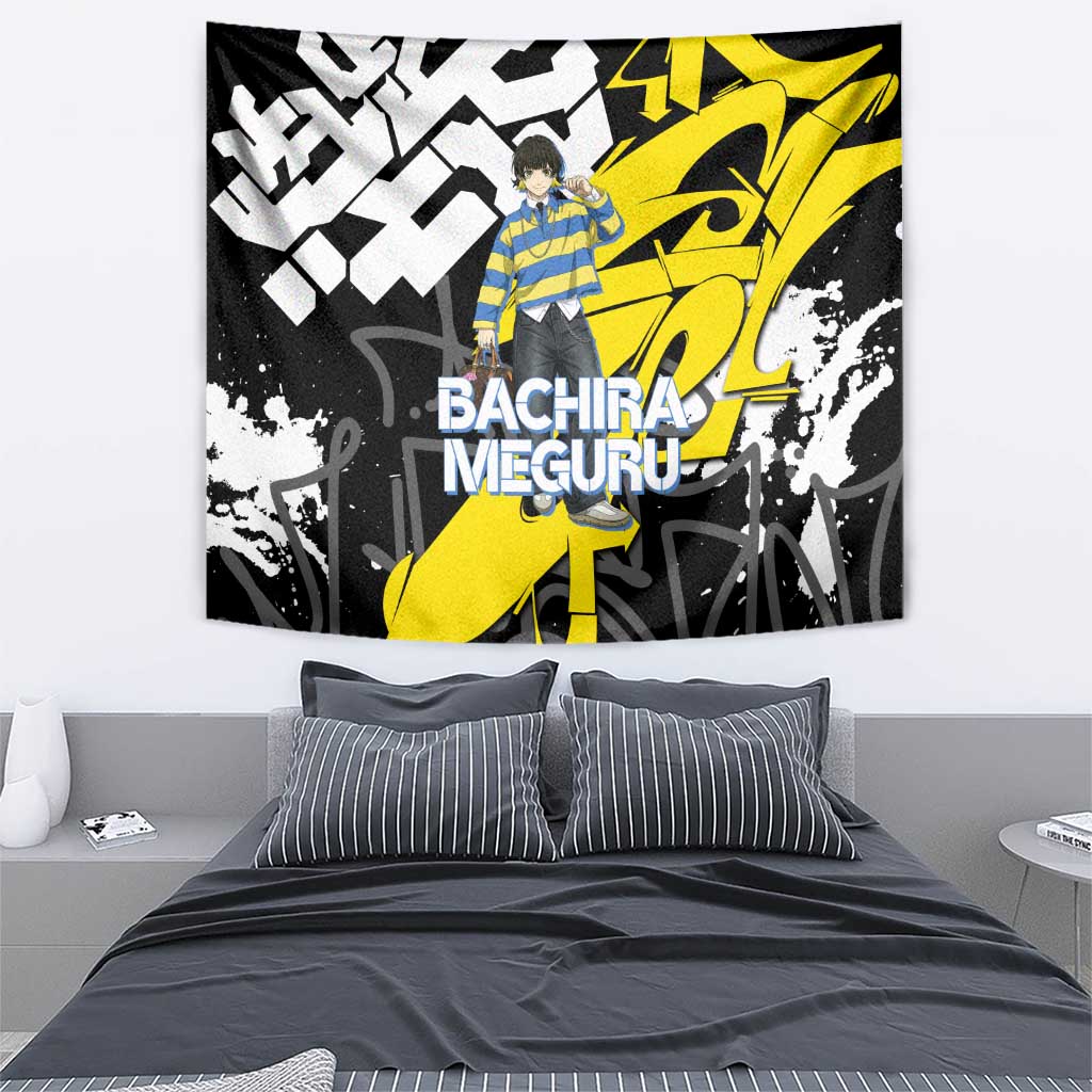 Bachira Meguru Blue Lock Tapestry Graffiti Street Anime Style