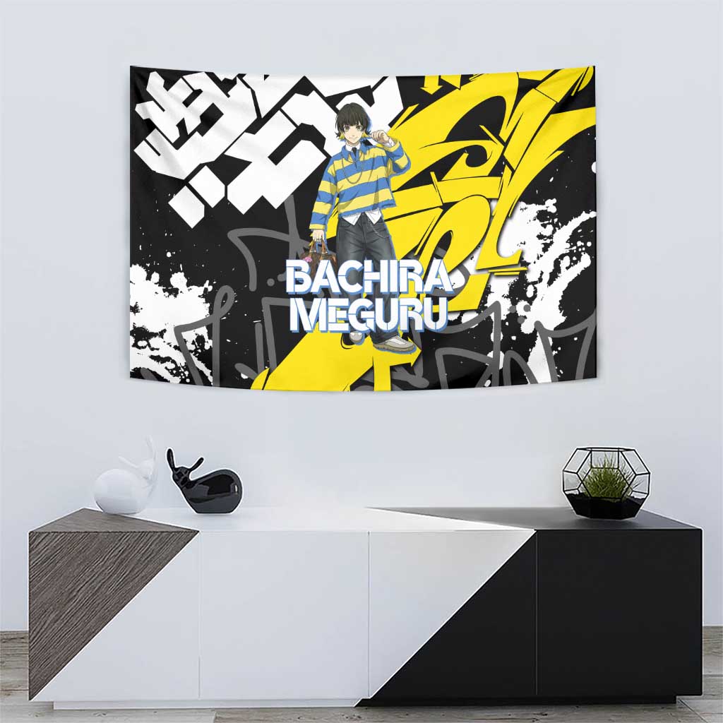 Bachira Meguru Blue Lock Tapestry Graffiti Street Anime Style
