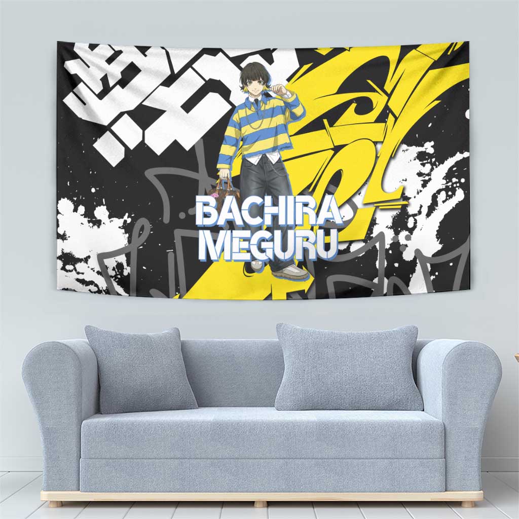 Bachira Meguru Blue Lock Tapestry Graffiti Street Anime Style
