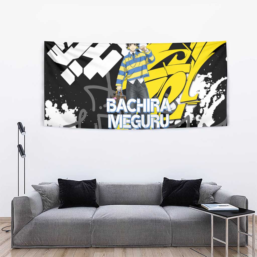 Bachira Meguru Blue Lock Tapestry Graffiti Street Anime Style