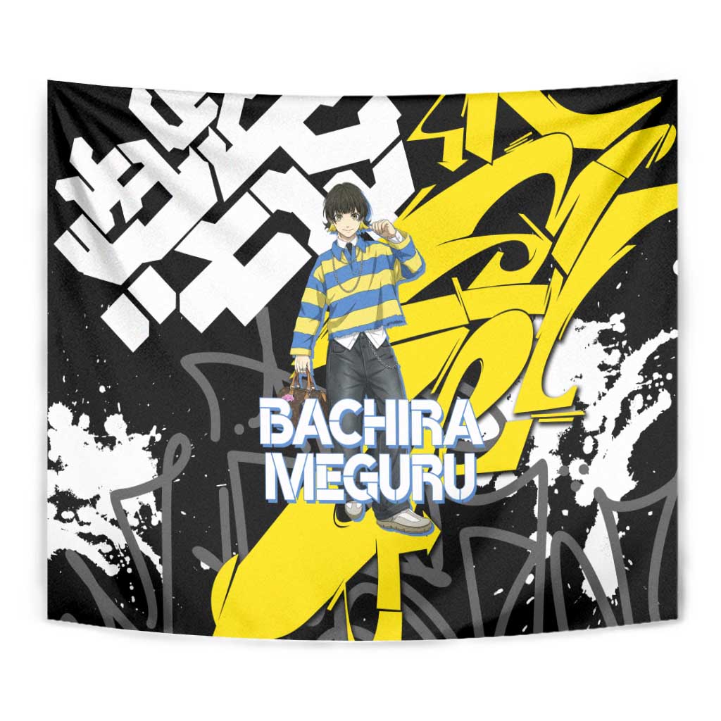 Bachira Meguru Blue Lock Tapestry Graffiti Street Anime Style