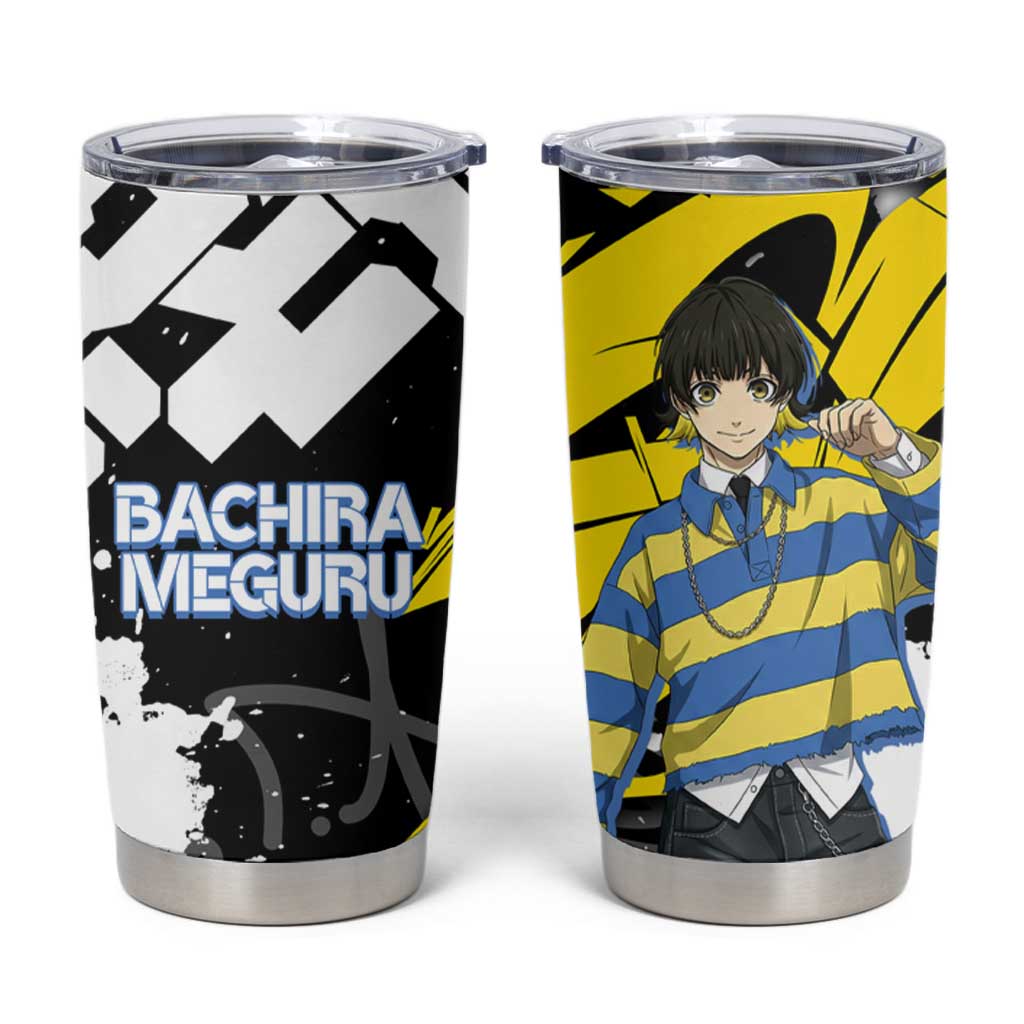 Bachira Meguru Blue Lock Tumbler Cup Graffiti Street Anime Style