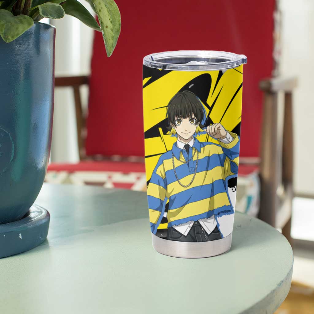 Bachira Meguru Blue Lock Tumbler Cup Graffiti Street Anime Style