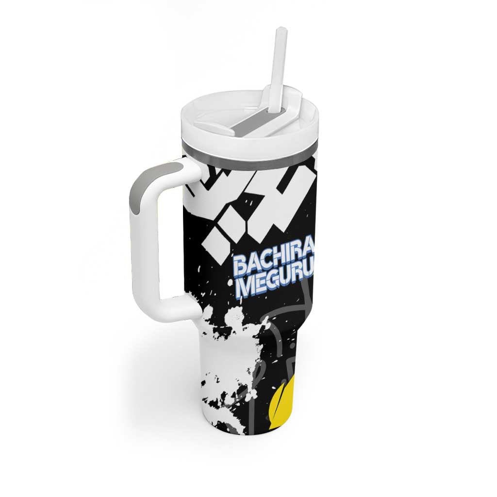 Bachira Meguru Blue Lock Tumbler With Handle Graffiti Street Anime Style