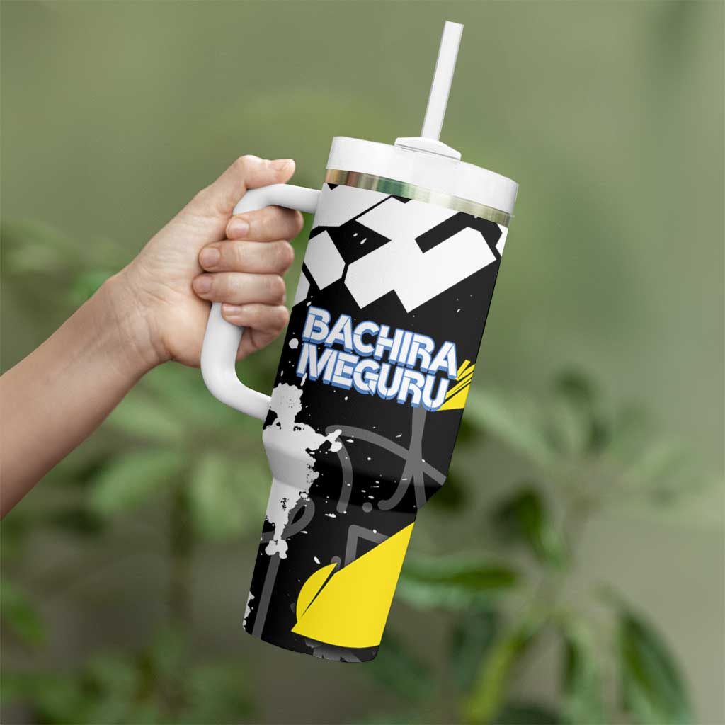 Bachira Meguru Blue Lock Tumbler With Handle Graffiti Street Anime Style