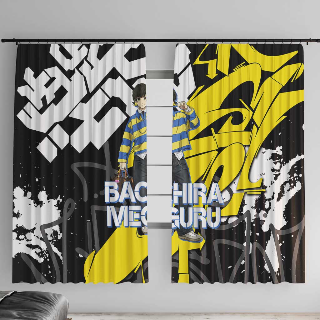 Bachira Meguru Blue Lock Window Curtain Graffiti Street Anime Style