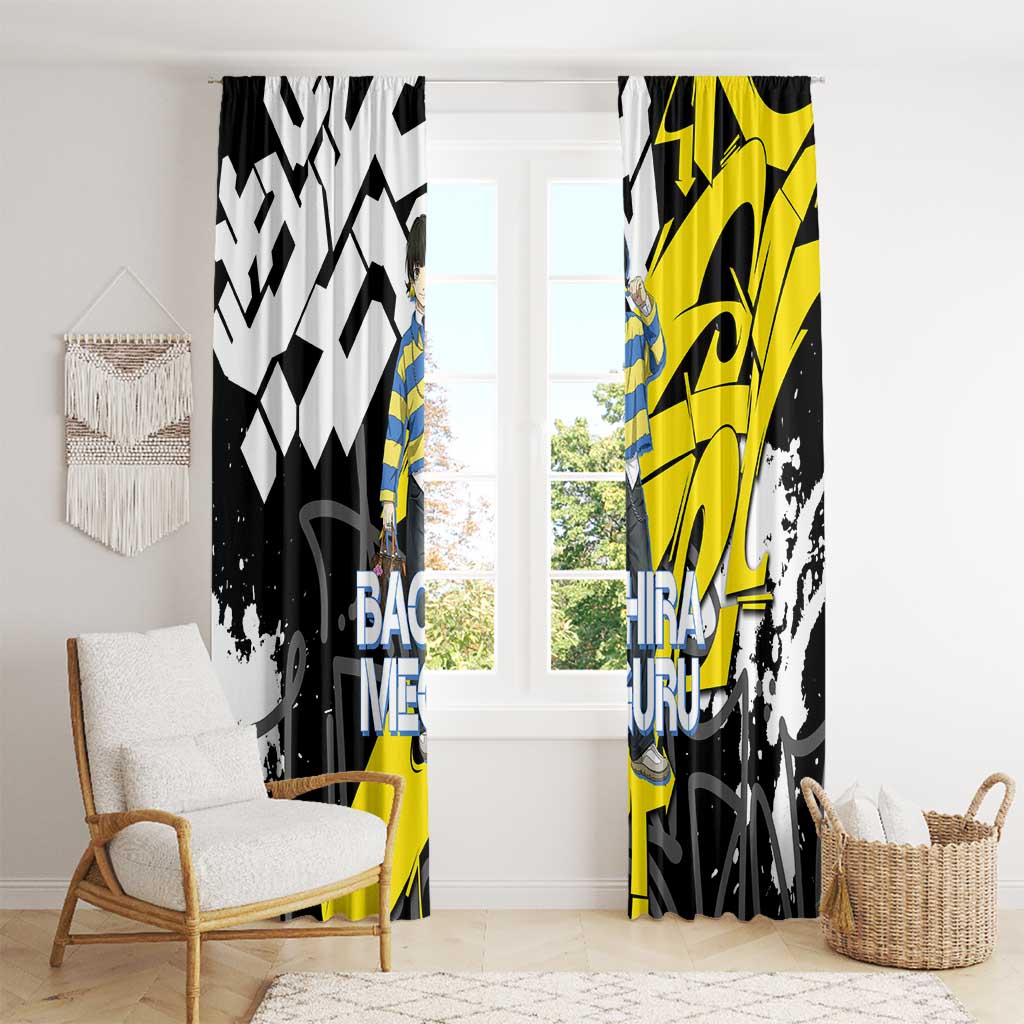 Bachira Meguru Blue Lock Window Curtain Graffiti Street Anime Style