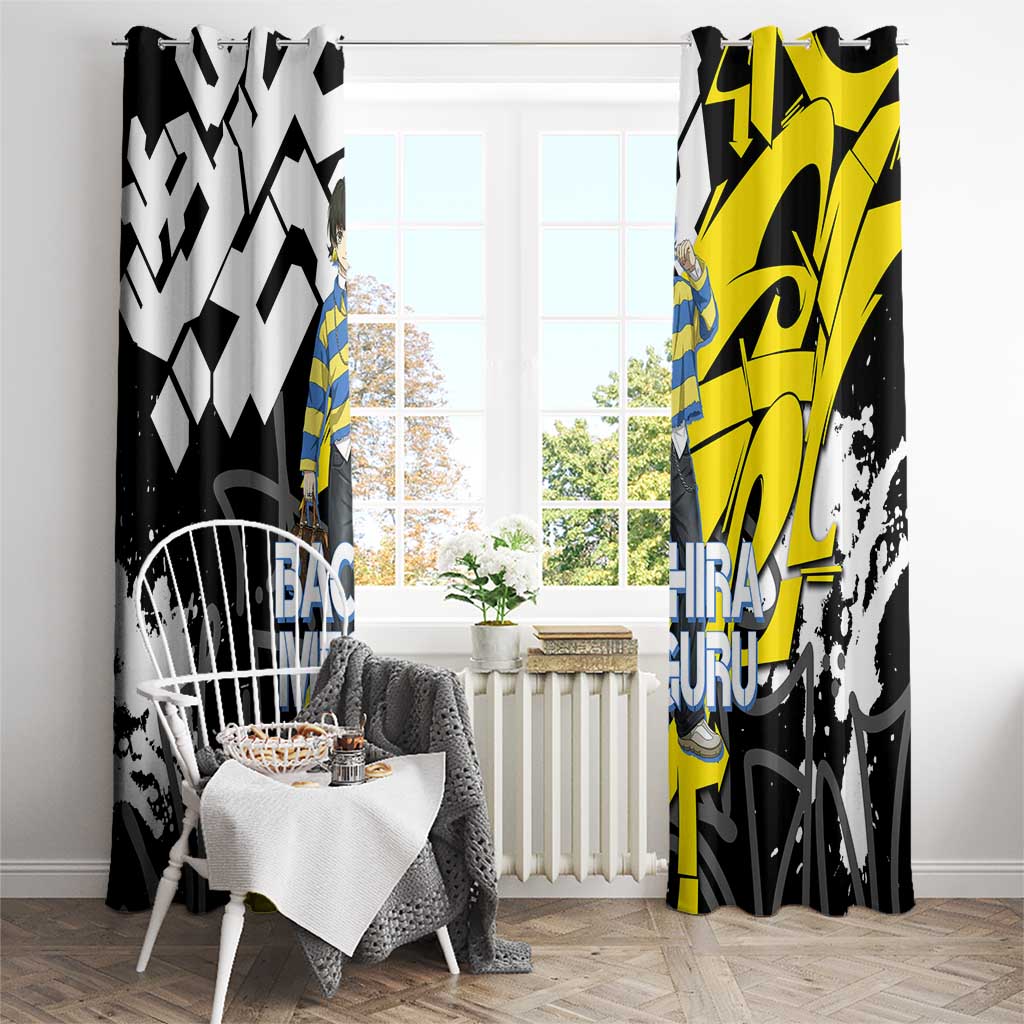 Bachira Meguru Blue Lock Window Curtain Graffiti Street Anime Style