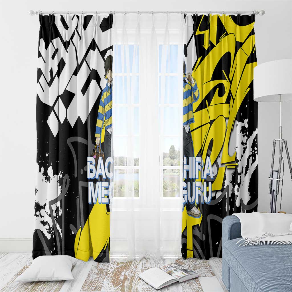 Bachira Meguru Blue Lock Window Curtain Graffiti Street Anime Style