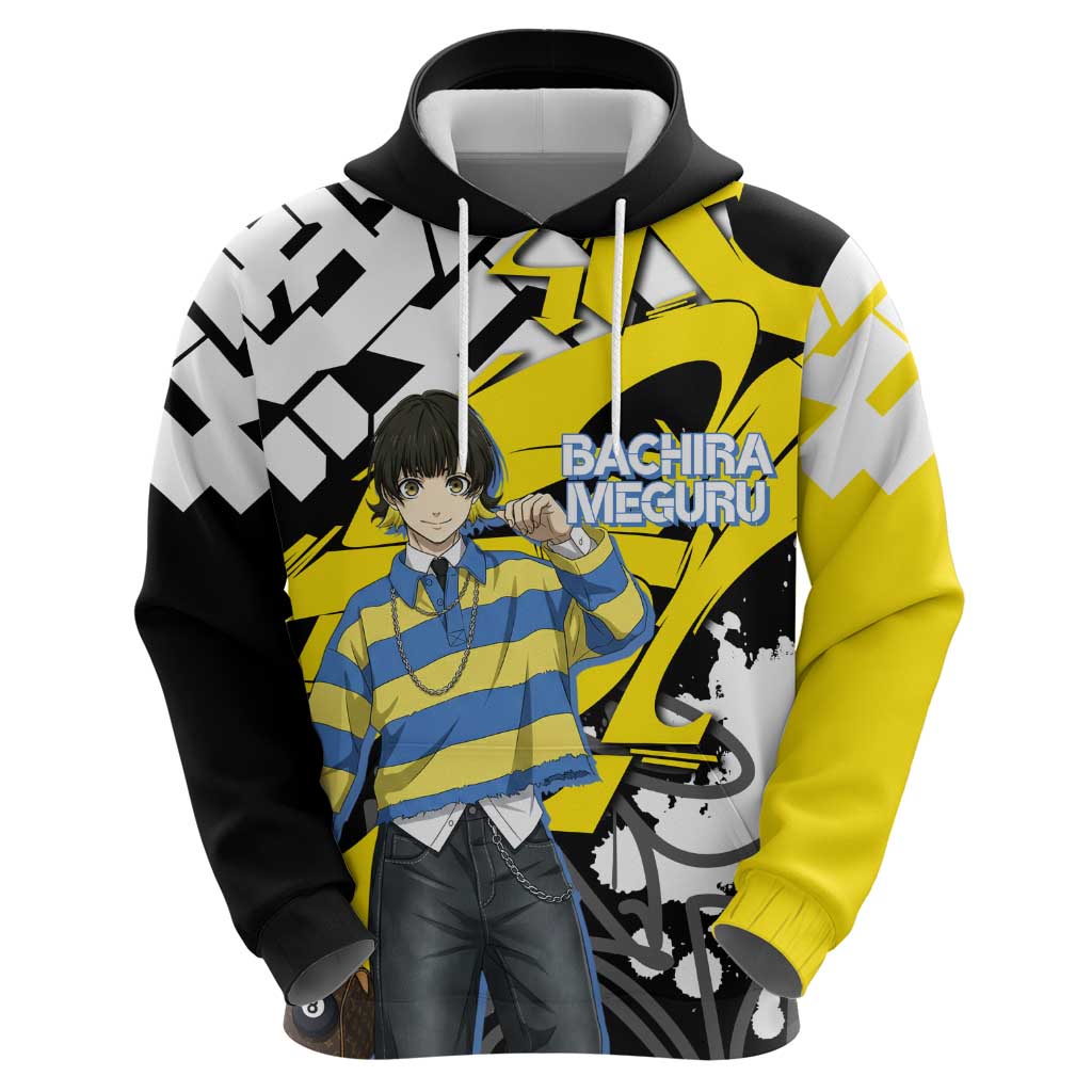 Bachira Meguru Blue Lock Zip Hoodie Graffiti Street Anime Style