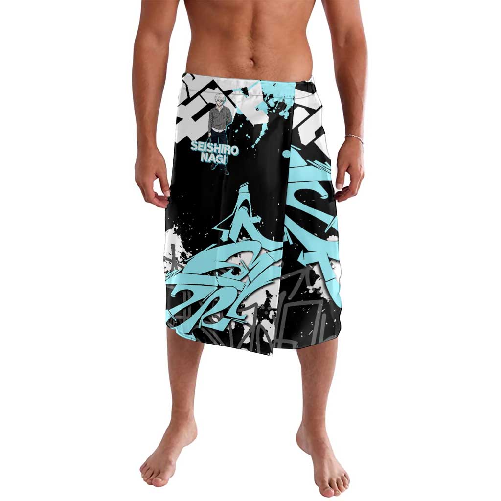 Seishiro Nagi Blue Lock Lavalava Light Blue Graffiti Anime Style