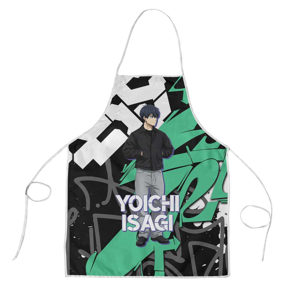 Yoichi Isagi Blue Lock Apron Green Graffiti Anime Aesthetic